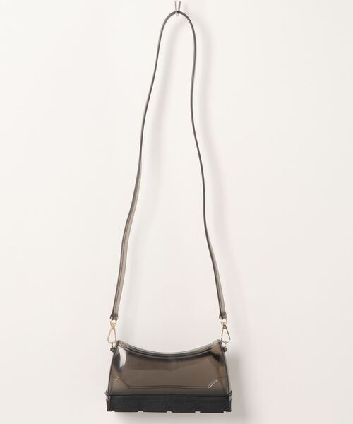 macaroni edge（マカロニエッジ）の「〈macaroni edge/マカロニエッジ〉クリア ショルダー バッグ（ショルダーバッグ・レディース・ブラック/ピンク/イエロー/オレンジ/クリア/パープル/グリーン・ONE SIZE）」の8枚目の写真