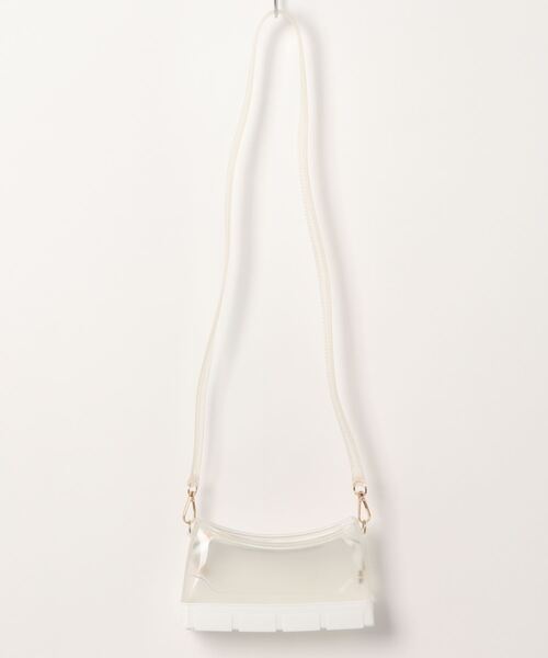 macaroni edge（マカロニエッジ）の「〈macaroni edge/マカロニエッジ〉クリア ショルダー バッグ（ショルダーバッグ・レディース・ブラック/ピンク/イエロー/オレンジ/クリア/パープル/グリーン・ONE SIZE）」の15枚目の写真