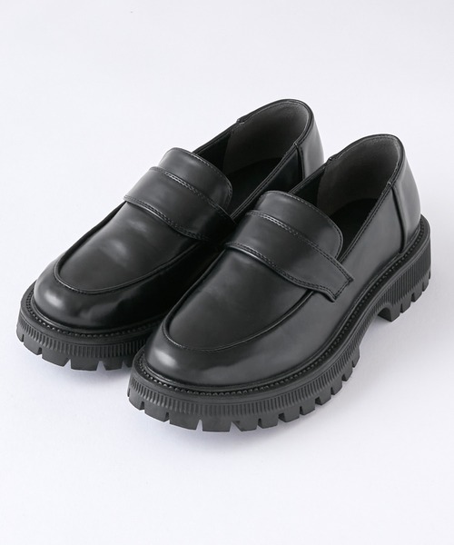 cayaco 　黒ローファー　厚底 厚底タンクソールローファー（ローファー）｜Chaco closet