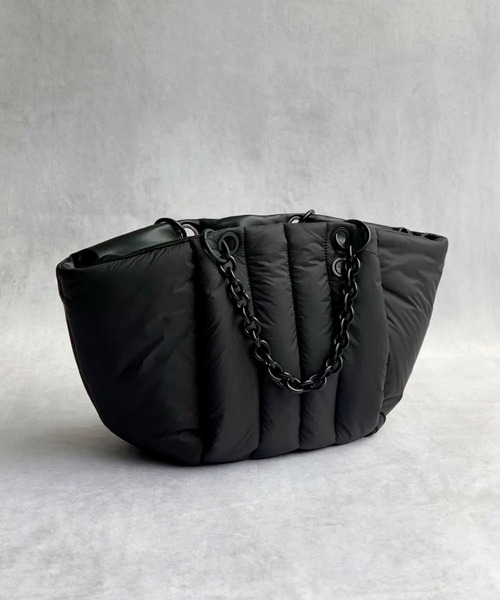 ASH(アッシュ)の「【TRINY】パフィーハンドバッグ(ハンドバッグ・レディース・ブラック/ブラウン・ONE SIZE)」の3枚目の写真