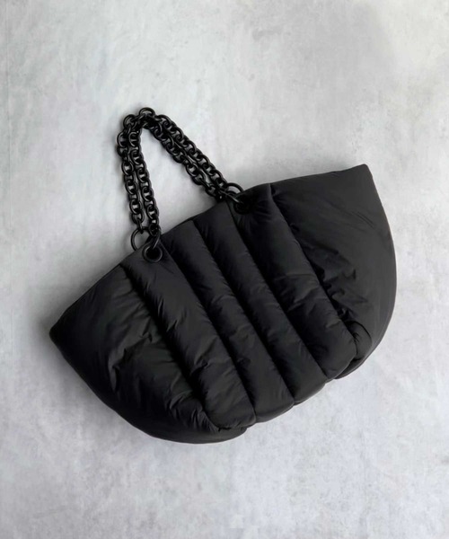 ASH(アッシュ)の「【TRINY】パフィーハンドバッグ(ハンドバッグ・レディース・ブラック/ブラウン・ONE SIZE)」の4枚目の写真