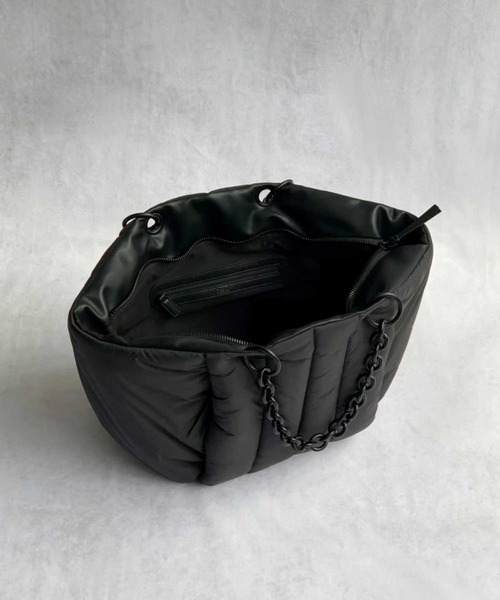 ASH(アッシュ)の「【TRINY】パフィーハンドバッグ(ハンドバッグ・レディース・ブラック/ブラウン・ONE SIZE)」の5枚目の写真