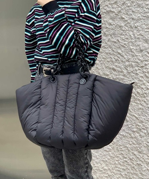 ASH(アッシュ)の「【TRINY】パフィーハンドバッグ(ハンドバッグ・レディース・ブラック/ブラウン・ONE SIZE)」の9枚目の写真