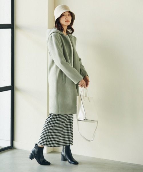 GLOBAL WORK（グローバルワーク）の「軽やかストレッチ2WAYコート