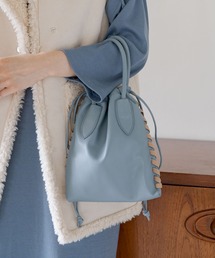 Kastane | 【2022AWアイテム】フェイクレザー巾着ショルダーバック(ショルダーバッグ)