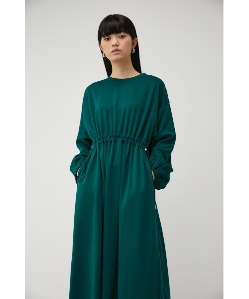 AZUL by moussy（アズールバイマウジー）の「DRAWSTRING CUT ONEPIECE/ドローストリングカットワンピース（ワンピース・レディース・ブラック/ダークグリーン/ベージュ・SMALL/MEDIUM）」の11枚目の写真