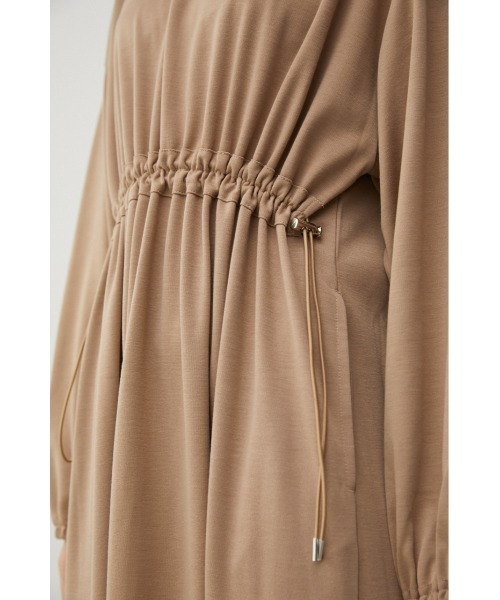 AZUL by moussy（アズールバイマウジー）の「DRAWSTRING CUT ONEPIECE/ドローストリングカットワンピース（ワンピース・レディース・ブラック/ダークグリーン/ベージュ・SMALL/MEDIUM）」の8枚目の写真