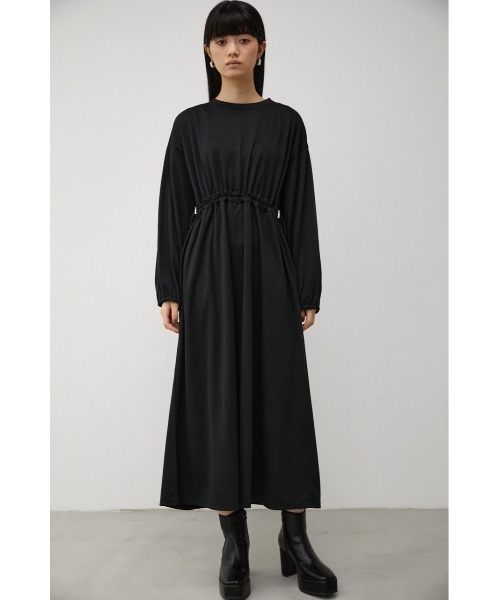 AZUL by moussy（アズールバイマウジー）の「DRAWSTRING CUT ONEPIECE/ドローストリングカットワンピース（ワンピース・レディース・ブラック/ダークグリーン/ベージュ・SMALL/MEDIUM）」の22枚目の写真