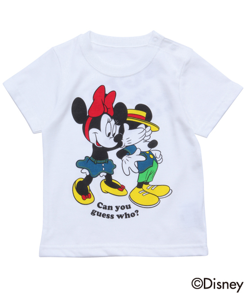 X-girl Stages(エックスガールステージス)の「【Disney(ディズニー)】DISNEY / S/S TEE ”JEAN STYLE” (12M~3T)(Tシャツ/カットソー・キッズ・ホワイト/ネイビー・12M/2T/3T)」の3枚目の写真