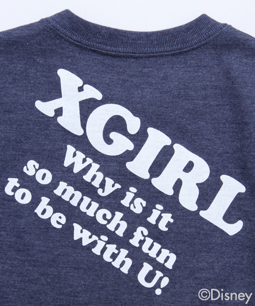 X-girl Stages(エックスガールステージス)の「【Disney(ディズニー)】DISNEY / S/S TEE ”JEAN STYLE” (12M~3T)(Tシャツ/カットソー・キッズ・ホワイト/ネイビー・12M/2T/3T)」の8枚目の写真