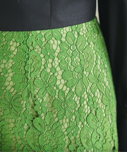 FREE'S MART（フリーズマート）の「◇[低身長サイズ/Sシリーズ]レースナロースカート（スカート・レディース・ホワイト/ブラック/ライトグリーン・SMALL/MEDIUM/X-SMALL）」の17枚目の写真