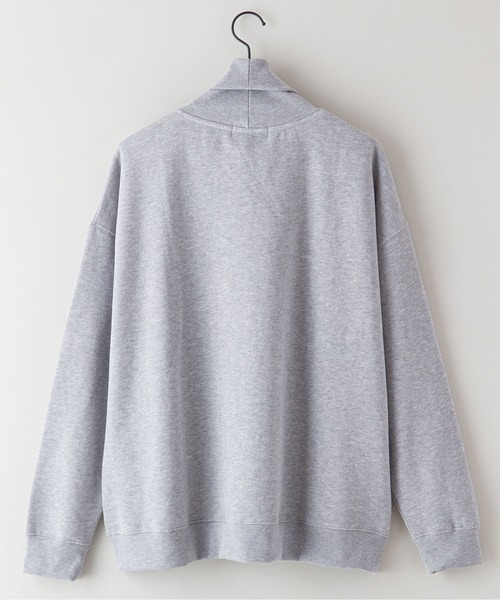 UNIIT(ユニット)の「【UNIIT/ユニット】11oz 裏起毛 ビッグシルエット タートルネック スウェット トレーナー(スウェット・メンズ・杢グレー/ネイビー/ブラック・MEDIUM/LARGE/X-LARGE)」の11枚目の写真