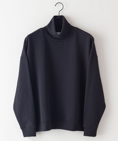 UNIIT(ユニット)の「【UNIIT/ユニット】11oz 裏起毛 ビッグシルエット タートルネック スウェット トレーナー(スウェット・メンズ・杢グレー/ネイビー/ブラック・MEDIUM/LARGE/X-LARGE)」の17枚目の写真