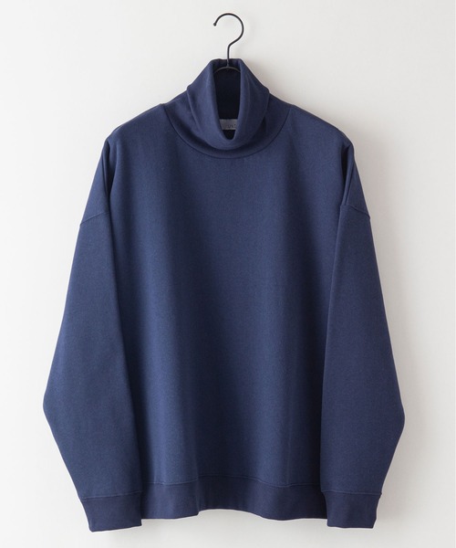 UNIIT(ユニット)の「【UNIIT/ユニット】11oz 裏起毛 ビッグシルエット タートルネック スウェット トレーナー(スウェット・メンズ・杢グレー/ネイビー/ブラック・MEDIUM/LARGE/X-LARGE)」の19枚目の写真