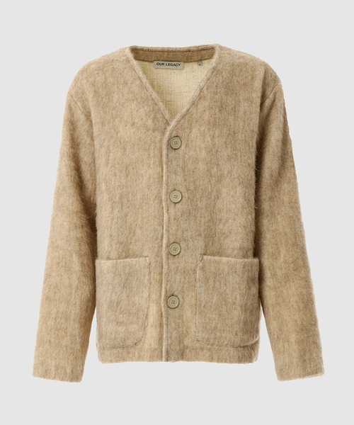 OUR LEGACY ブラウン Vネック カーディガン 46 OUR LEGACY】ビンテージ
