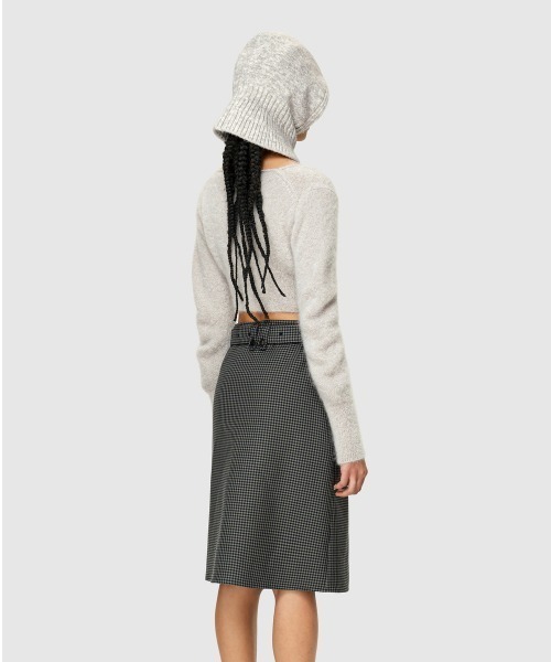 LOW CLASSIC(ロウ クラシック)の「22FW MOHAIR HOOK CARDIGAN - GREY(カーディガン/ボレロ・レディース・グレー・S/M)」の6枚目の写真