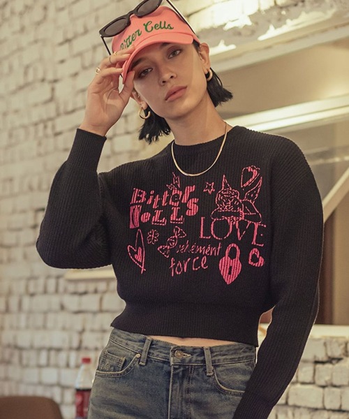 ALAND（エーランド）の「BITTER CELLS／ラブエンジェルニット 2168032（ニット/セーター）」 WEAR