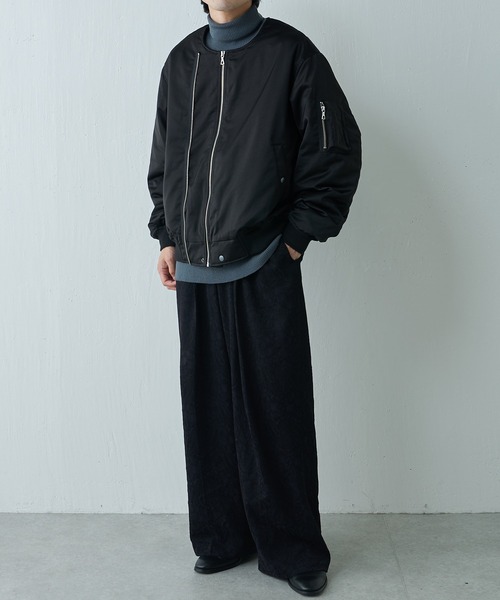 Lui's(ルイス)の「BASIC MA-1(レギュラーサイズ)(MA-1・メンズ・ブラック/グレー・FREE)」の14枚目の写真