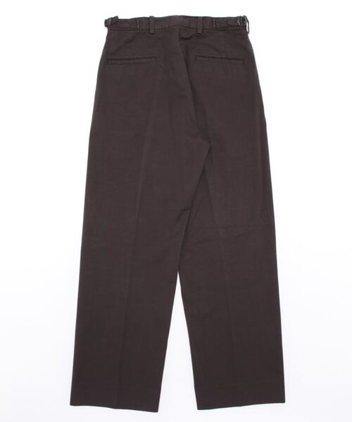 Kaptain Sunshine（キャプテン サンシャイン）の「KAPTAIN SUNSHINE | 製品染め サイドシームレストラウザーズ WOMEN（その他パンツ・レディース・ブラック/カーキ・28）」の3枚目の写真