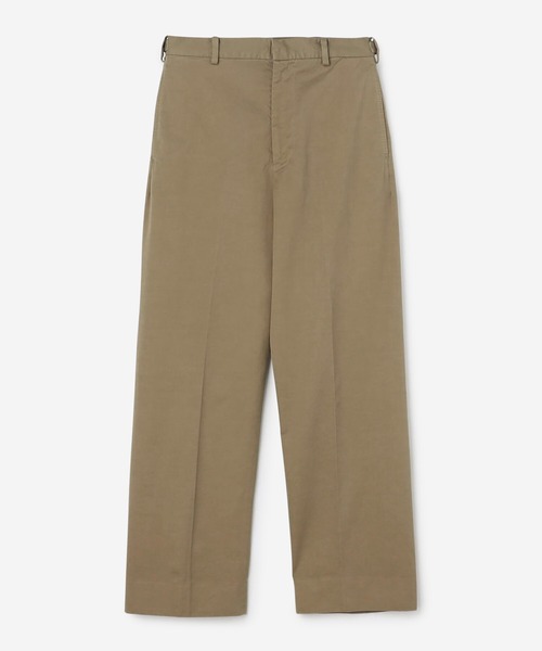 Kaptain Sunshine（キャプテン サンシャイン）の「KAPTAIN SUNSHINE | 製品染め サイドシームレストラウザーズ WOMEN（その他パンツ・レディース・ブラック/カーキ・28）」の8枚目の写真