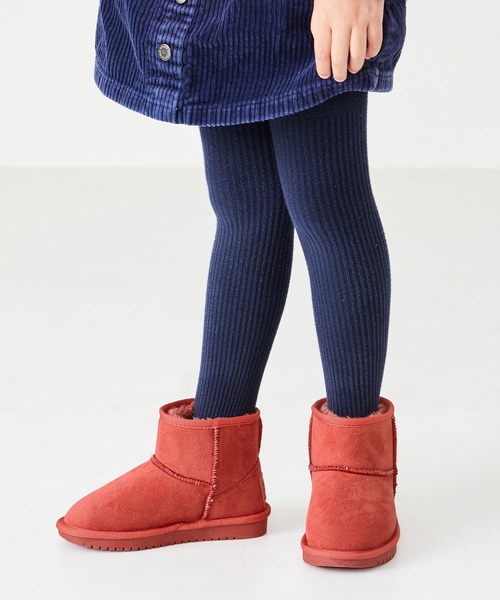 ORiental TRaffic(オリエンタルトラフィック)の「キッズムートンブーツ K-241(ブーツ・キッズ・ブラック/グレー/キャメル/レッド・15.0cm/16.0cm/17.0cm/18.0cm/19.0cm/20.0cm)」の4枚目の写真