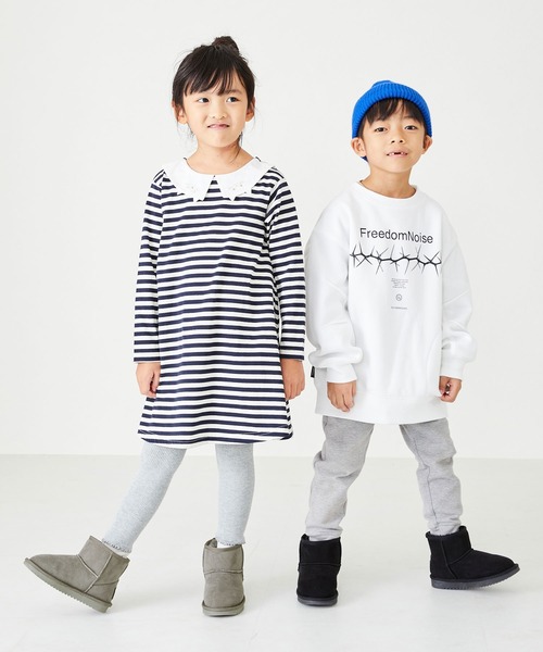 ORiental TRaffic(オリエンタルトラフィック)の「キッズムートンブーツ K-241(ブーツ・キッズ・ブラック/グレー/キャメル/レッド・15.0cm/16.0cm/17.0cm/18.0cm/19.0cm/20.0cm)」の17枚目の写真