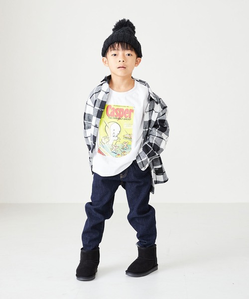 ORiental TRaffic(オリエンタルトラフィック)の「キッズムートンブーツ K-241(ブーツ・キッズ・ブラック/グレー/キャメル/レッド・15.0cm/16.0cm/17.0cm/18.0cm/19.0cm/20.0cm)」の14枚目の写真