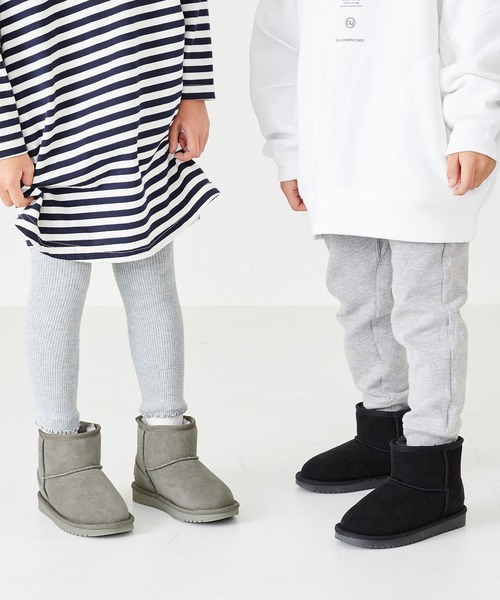 ORiental TRaffic(オリエンタルトラフィック)の「キッズムートンブーツ K-241(ブーツ・キッズ・ブラック/グレー/キャメル/レッド・15.0cm/16.0cm/17.0cm/18.0cm/19.0cm/20.0cm)」の16枚目の写真