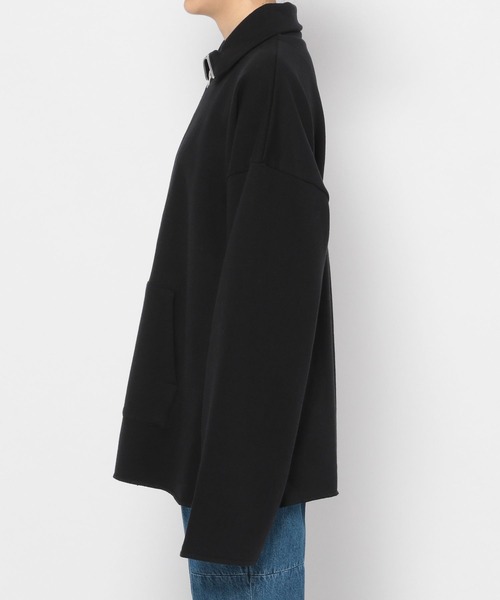 yuw（ユウ）の「ＵＮＩＳＥＸ　ＨＩＺＩＰ　174291（スウェット・レディース・ブラック/オレンジ/アイボリー・FREE）」の8枚目の写真