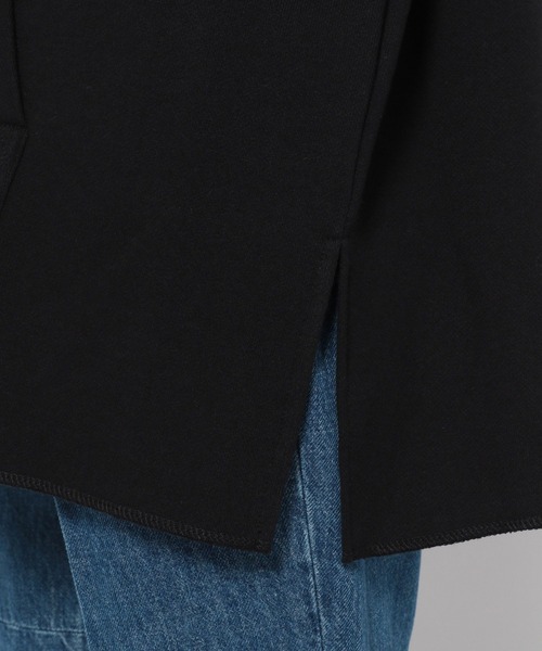 yuw（ユウ）の「ＵＮＩＳＥＸ　ＨＩＺＩＰ　174291（スウェット・レディース・ブラック/オレンジ/アイボリー・FREE）」の6枚目の写真