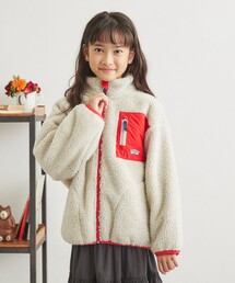 coen | [洗える]ボアスタンドジップジャケット(ブルゾン)