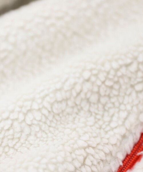 coen（コーエン）の「[洗える]ボアスタンドジップジャケット（ブルゾン・キッズ・グレー/オフホワイト・110/100/120/130/140/150）」の10枚目の写真