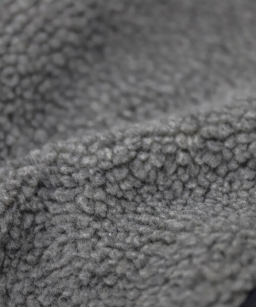 coen（コーエン）の「[洗える]ボアスタンドジップジャケット（ブルゾン・キッズ・グレー/オフホワイト・110/100/120/130/140/150）」の14枚目の写真