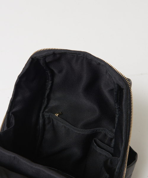 LOWELL things(ロウェル シングス)の「【Produce byスタイリスト小山田早織】10ポケット ORIGINAL BAGPACK MINI(バックパック/リュック・レディース・ブラック/アイボリー・フリー)」の18枚目の写真