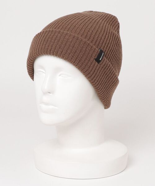 BRIXTON（ブリクストン）の「【BRIXTON/ブリクストン】HEIST BEANIE（ニットキャップ/ビーニー・メンズ・ヘザーグレー/ブラック/ブラウン系その他/ベージュ/マスタード/オレンジ/ライトグレー/グリーン/その他3/その他5/その他1/その他2/その他4/サンドベージュ・FREE）」の4枚目の写真