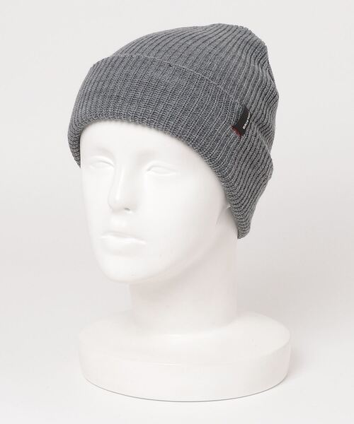 BRIXTON（ブリクストン）の「【BRIXTON/ブリクストン】HEIST BEANIE（ニットキャップ/ビーニー・メンズ・ヘザーグレー/ブラック/ブラウン系その他/ベージュ/マスタード/オレンジ/ライトグレー/グリーン/その他3/その他5/その他1/その他2/その他4/サンドベージュ・FREE）」の3枚目の写真