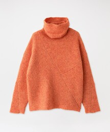 畔ニットMIXプルオーバー