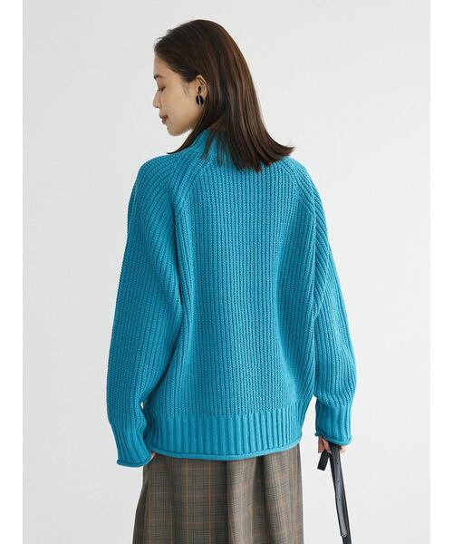 Green　Parks（グリーンパークス）の「モールヤーンモックネックプルオーバー（ニット/セーター・レディース・ブラック/ブルー/オフホワイト/イエロー/ピンク・FREE）」の13枚目の写真