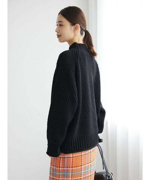 Green　Parks（グリーンパークス）の「モールヤーンモックネックプルオーバー（ニット/セーター・レディース・ブラック/ブルー/オフホワイト/イエロー/ピンク・FREE）」の19枚目の写真