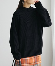 モールヤーンモックネックプルオーバー