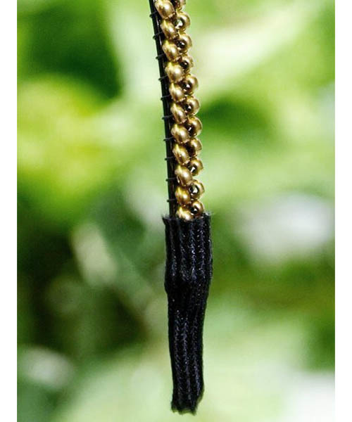 チャイハネ（チャイハネ）の「【チャイハネ】シンプルビーズカチューシャ（カチューシャ・レディース・ブラック/ゴールド/カーキ・FREE）」の8枚目の写真