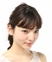 【チャイハネ】シンプルビーズカチューシャ