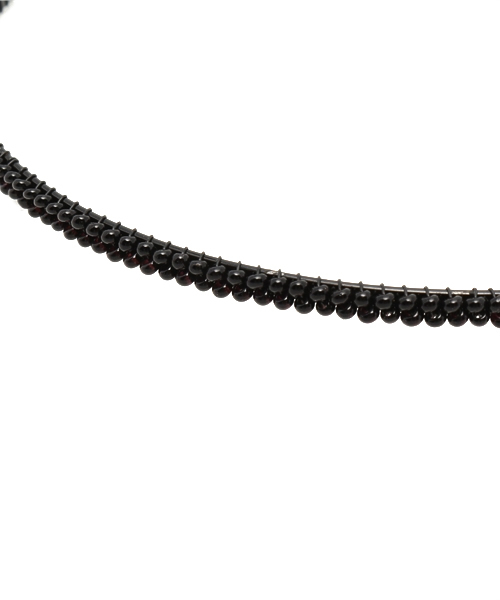 チャイハネ（チャイハネ）の「【チャイハネ】シンプルビーズカチューシャ（カチューシャ・レディース・ブラック/ゴールド/カーキ・FREE）」の5枚目の写真