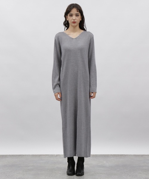 LAKOLE（ラコレ）の「ニットレイヤードワンピース【2点SET】 / 178249