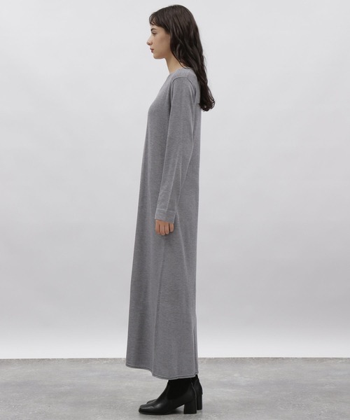 LAKOLE（ラコレ）の「ニットレイヤードワンピース【2点SET】 / 178249（ワンピース・レディース・サンドグレー/ブラック/グレー・SMALL/MEDIUM）」の7枚目の写真