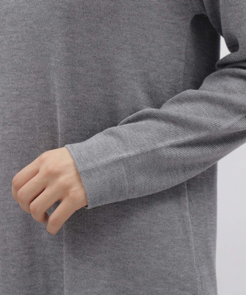 LAKOLE（ラコレ）の「ニットレイヤードワンピース【2点SET】 / 178249（ワンピース・レディース・サンドグレー/ブラック/グレー・SMALL/MEDIUM）」の13枚目の写真