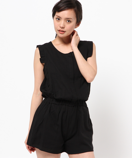 B:MING by BEAMS（ビーミングバイビームス）の「ビーミング by ビームス / ノースリサロペット（サロペット/オーバーオール・レディース・グレー/ブラック/ブルー・SMALL/MEDIUM）」の2枚目の写真