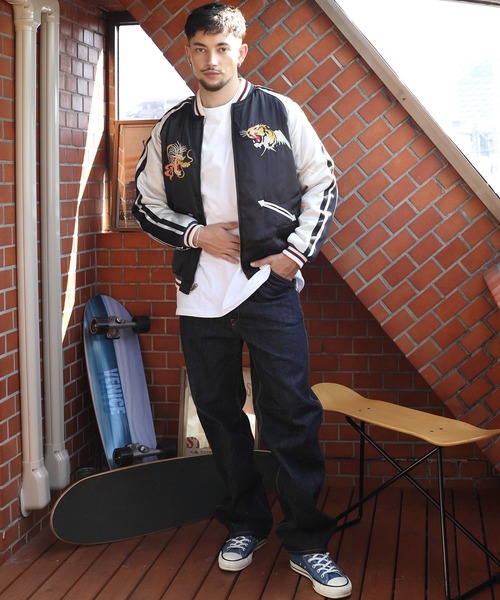 HOUSTON（ヒューストン）の「HOUSTON スカジャン（マップ