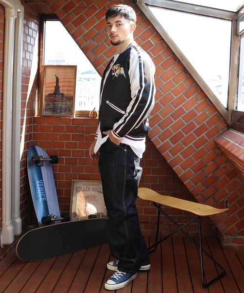 HOUSTON（ヒューストン）の「HOUSTON スカジャン（マップ