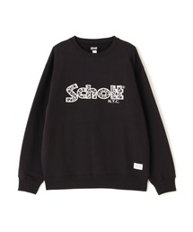 schott | Schott/ショット/PRINT SEAL APPLIQUE SWEAT/プリントシール アップリケ スウェット(スウェット)